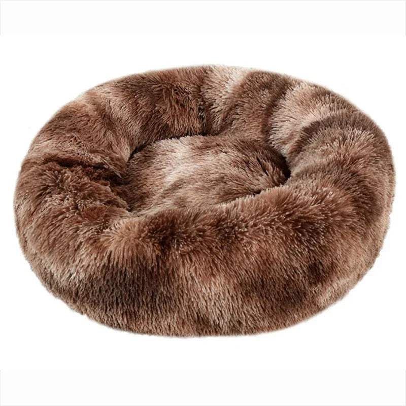 Round Plush Pet Bed (40-90cm)