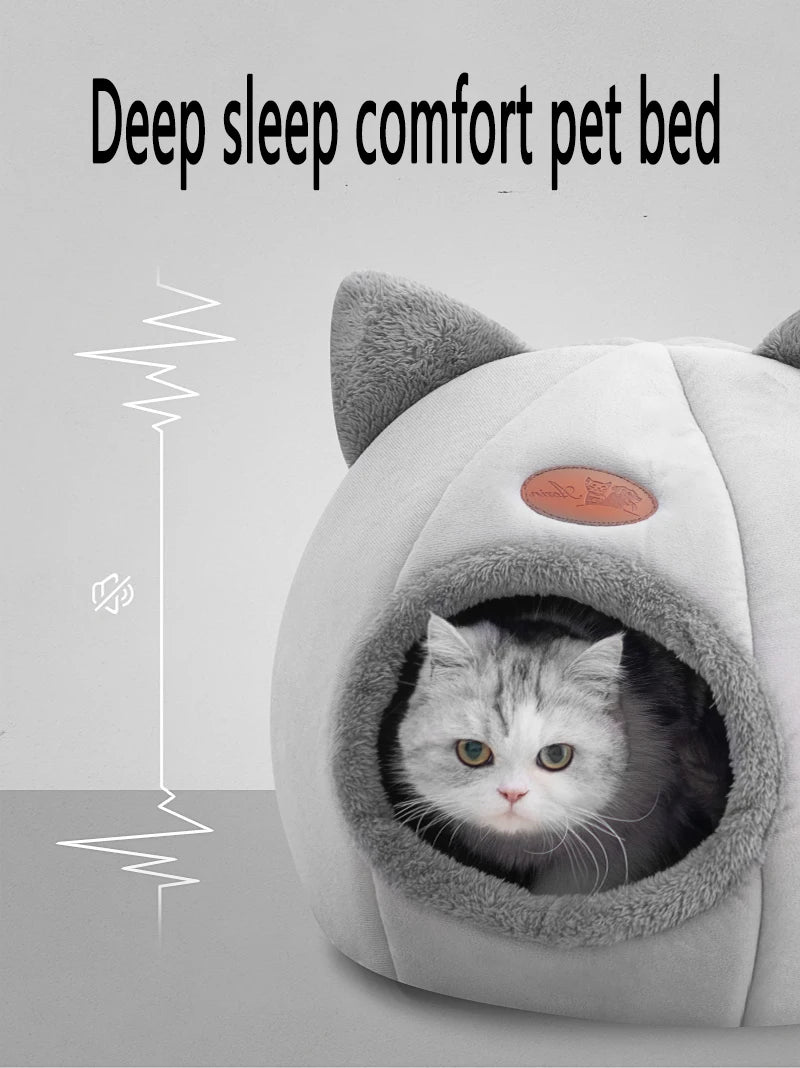 Deep Sleep Winter Comfort Cat & Small Dog Bed