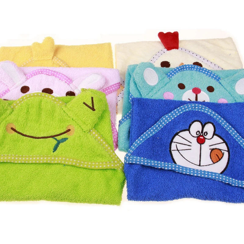 Cute Pet Dog Bath Towel – Super Absorbent Drying Towel with Hoodie for Dogs and Cats