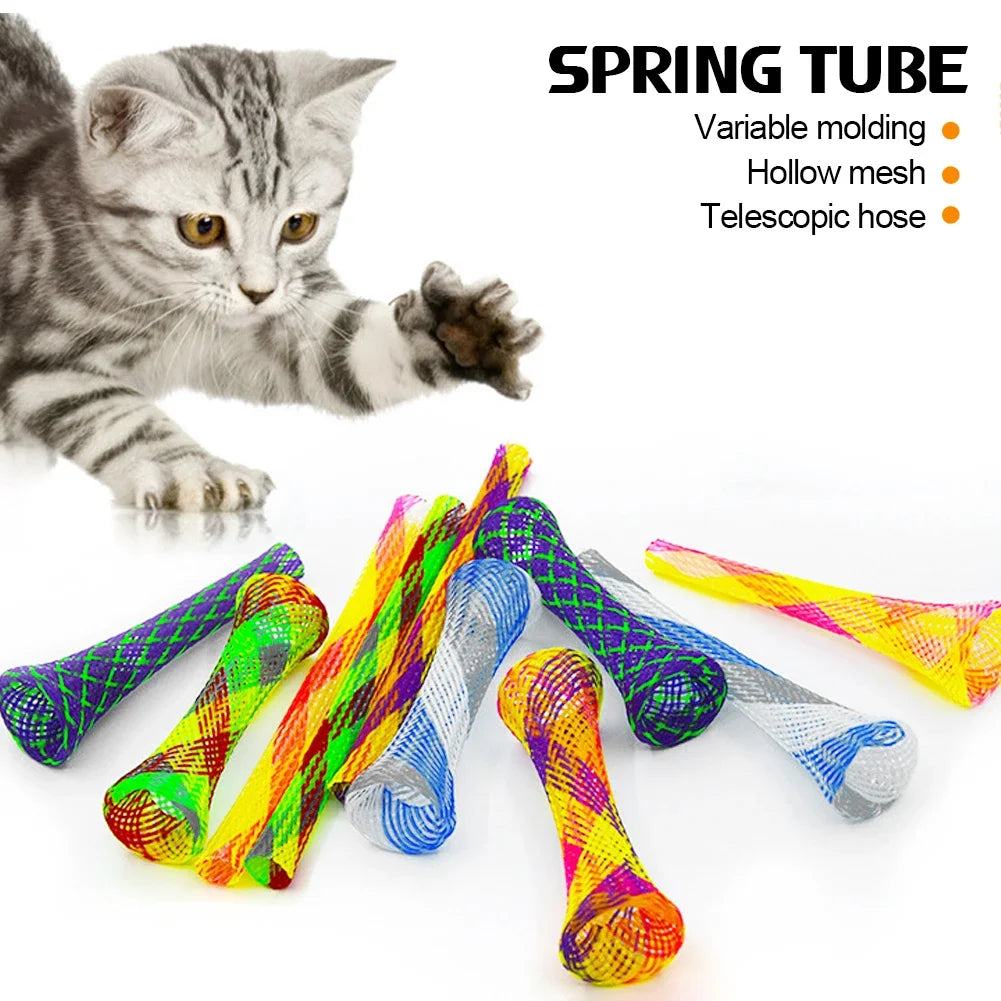 10-Piece Cat Spring Toy Set