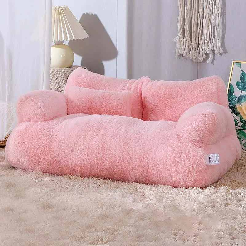 Luxury Cat Bed Sofa Winter Warm Nest