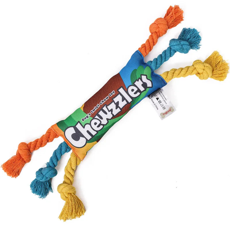 Colorful Cotton Chew Rope Knot Toy