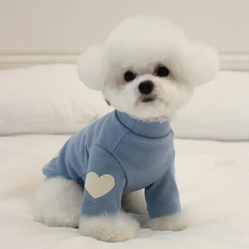 Love Bear Winter Warm Pet Hoodie – Adorable and Cozy Designer Clothing for Dogs and Cats