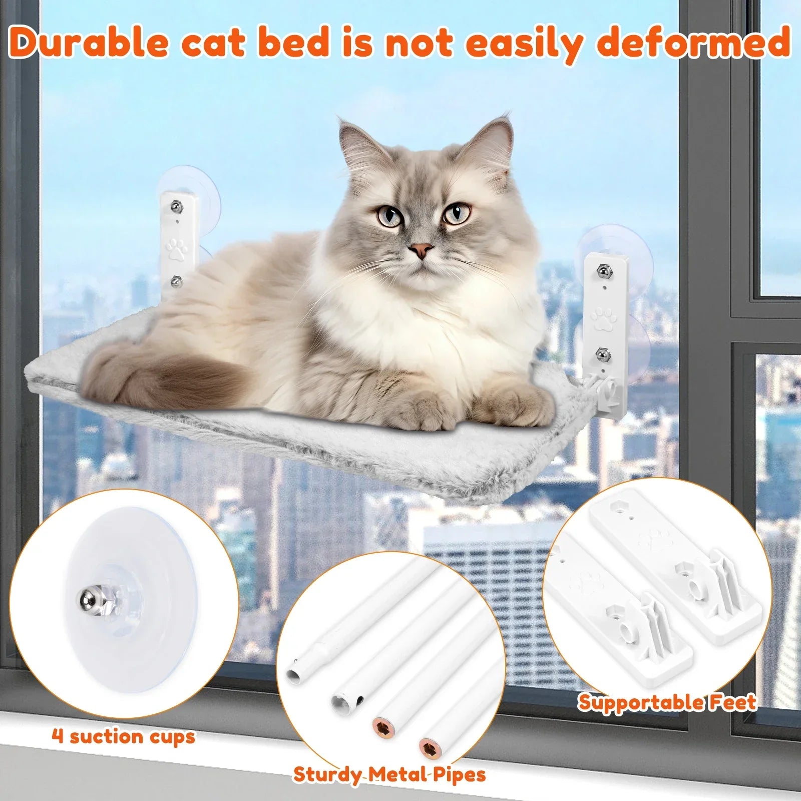 Foldable Cat Hammock Hanging Cat Bed