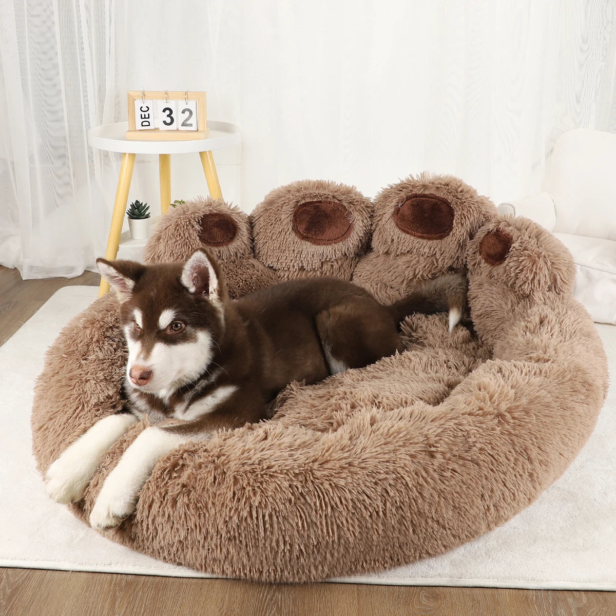 Fluffy Pet Bed for Dogs & Cats
