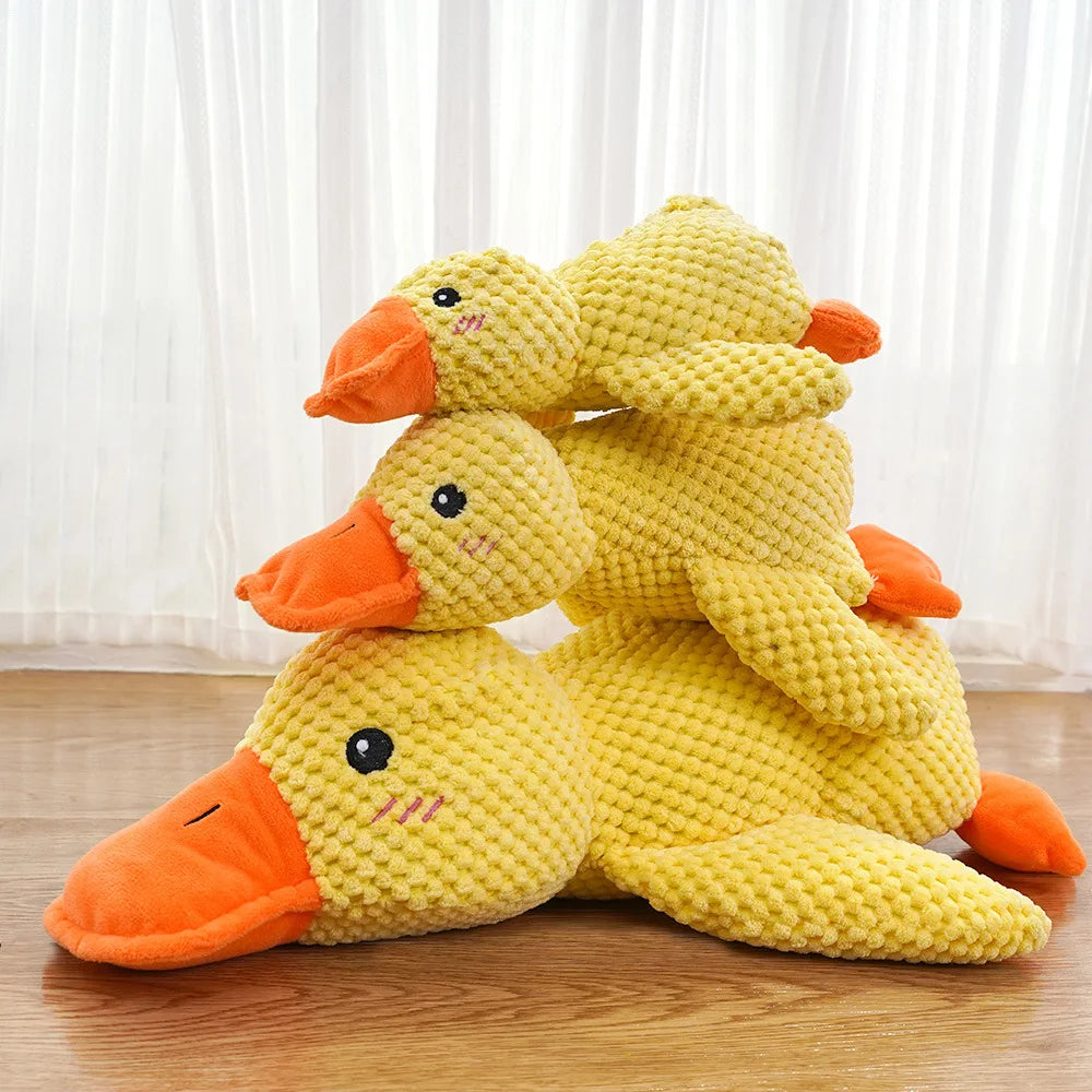 Duck-Shaped Quacking Dog Toy – Durable Chew Toy for Fun Interactive Play