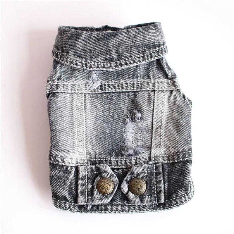 Jeans Jacket for small medium dogs