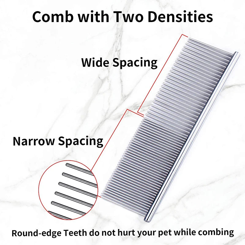 Stainless Steel Pet Grooming Comb