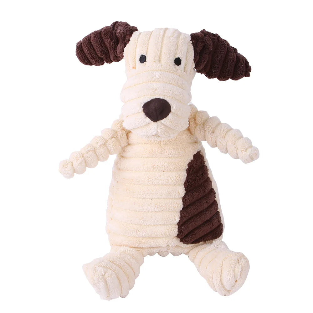 Bite Resistant Squeaky Plush Dog Toy