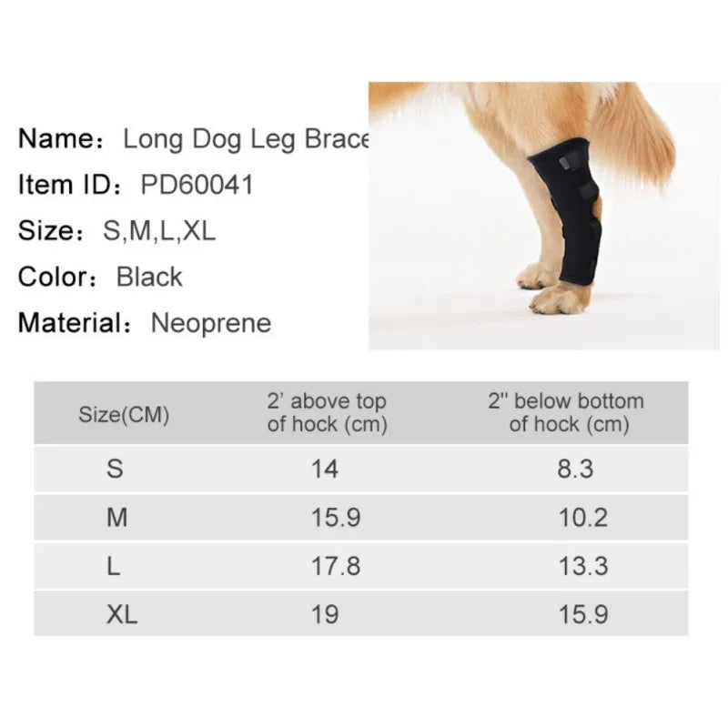 Dog Leg and Knee Pads – Recovery Bandage and Joint Protector for Wounds and Arthritis