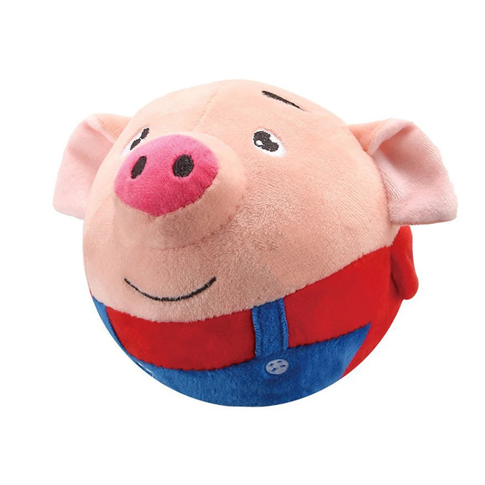 Plush Automatic Bouncing Dog Toy