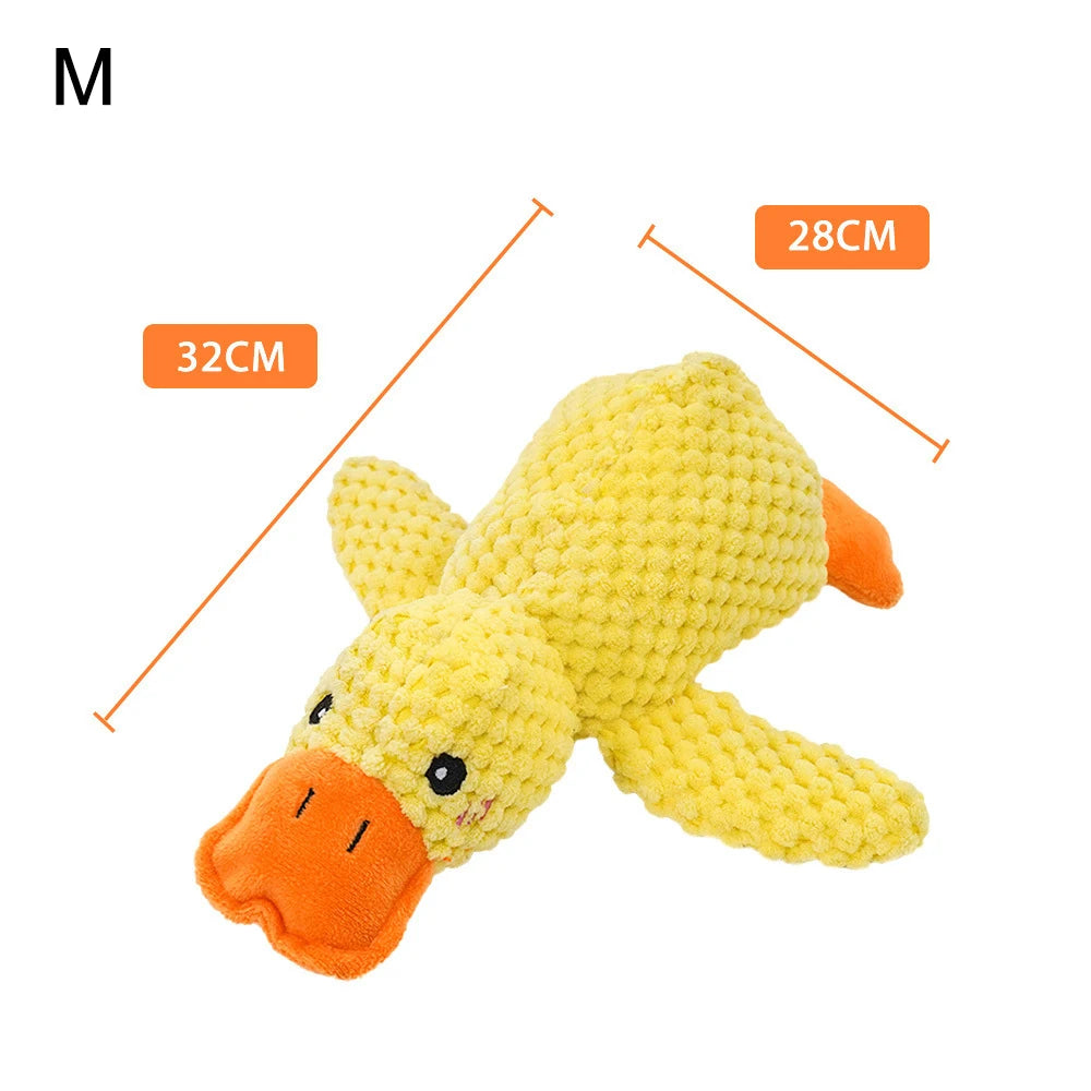 Duck-Shaped Quacking Dog Toy – Durable Chew Toy for Fun Interactive Play