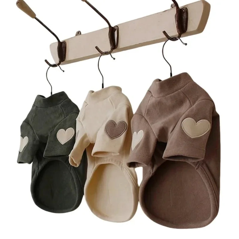 Love Bear Winter Warm Pet Hoodie – Adorable and Cozy Designer Clothing for Dogs and Cats