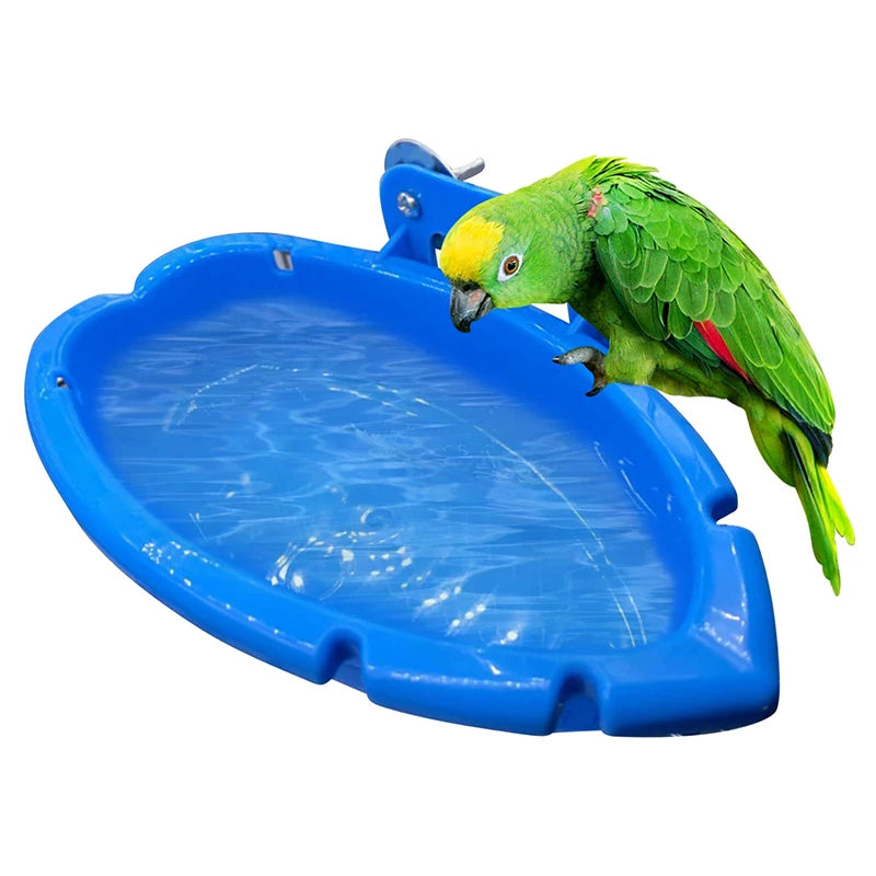 Multifunctional Parrot Food Tray & Bathtub