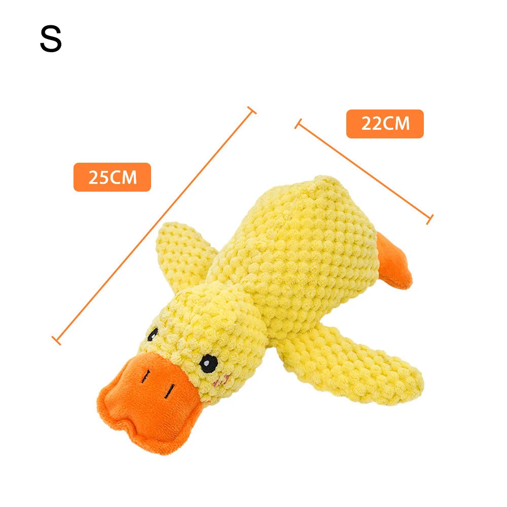 Duck-Shaped Quacking Dog Toy – Durable Chew Toy for Fun Interactive Play