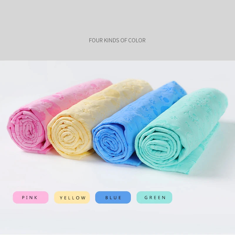 Synthetic Deerskin Pet Bath Towel – Strong Water Absorption, Soft & Lint-Free Quick-Dry Towel