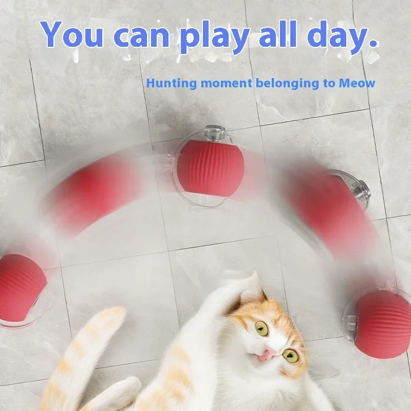 USB Rechargeable Interactive Rolling Cat Toy Ball