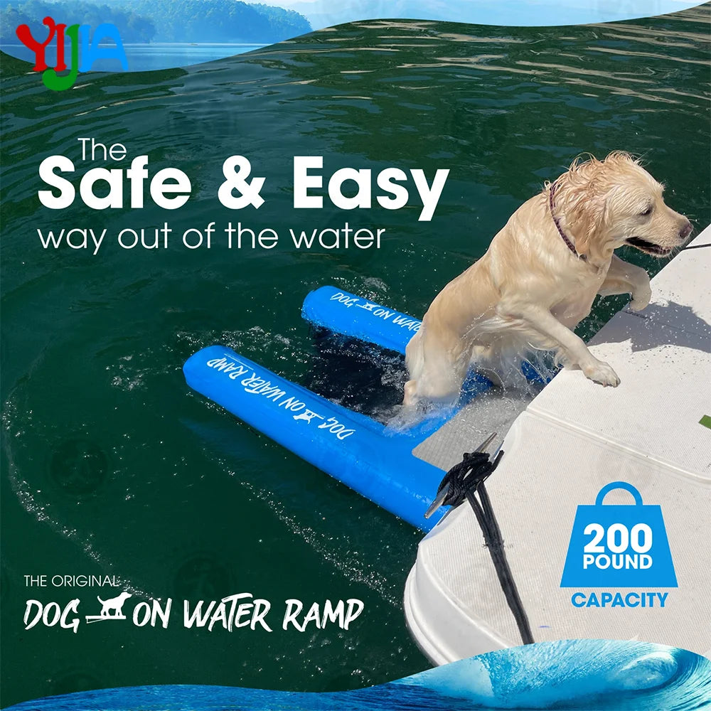 Inflatable Pup Plank Floating Dog Water Ramp