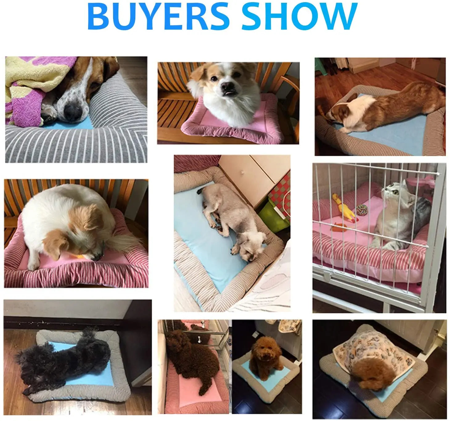 Ice Silk Cooling Pad Bed for Dogs & Cats