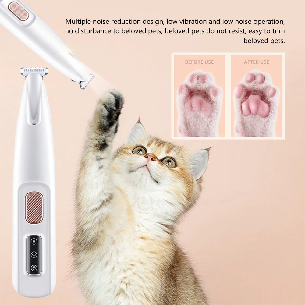 Portable LED Pet Nail Grinder & Trimmer