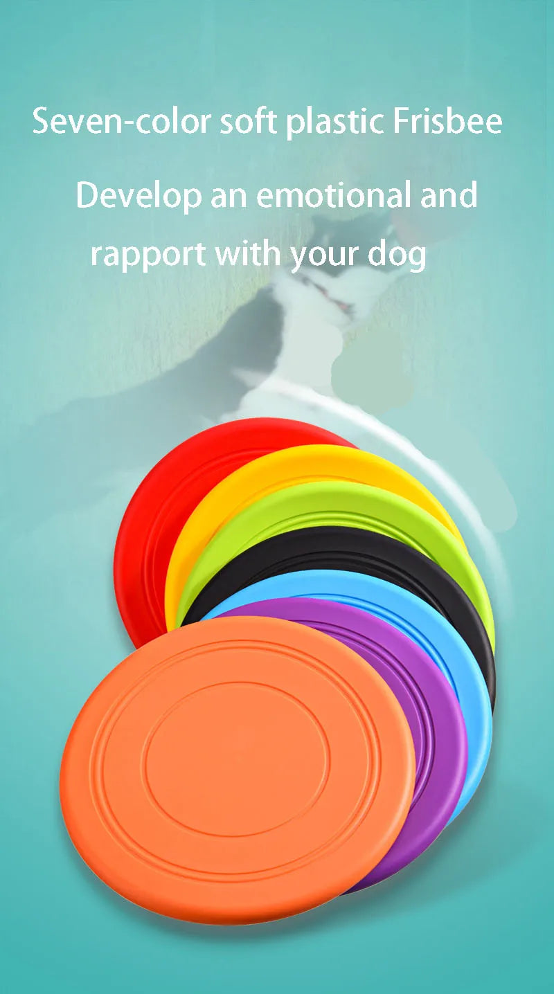 Silicone Flying Saucer Toy for Dogs