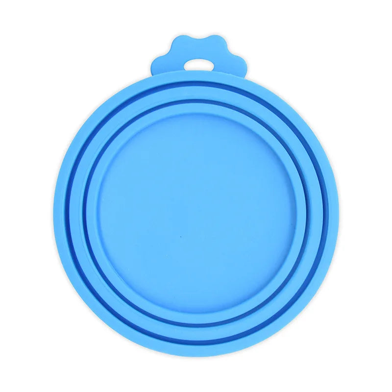 2-Piece Reusable Pet Food Can Cover & Spoon Set