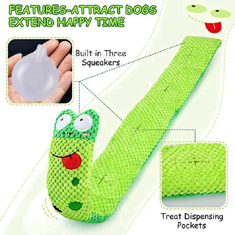 Interactive Toy Indestructible Plush Sound Squeak Puppy Toys
