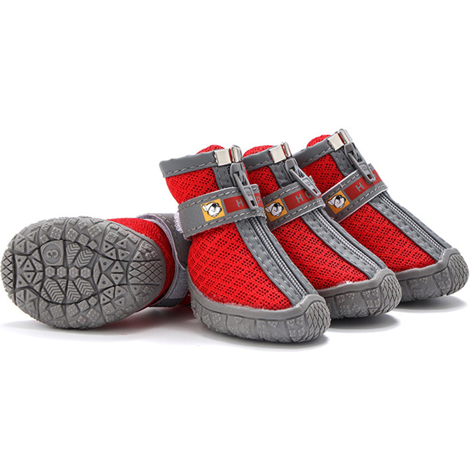 Non-Slip Dog Shoes – Thick Plush Paw Protection for Warmth and Safety