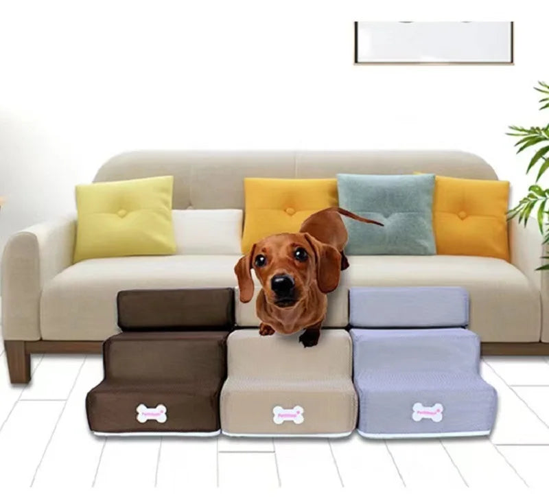 3-Step Pet Stairs for Small Dogs and Cats