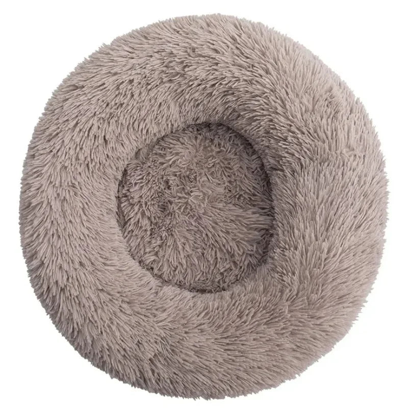 Round Plush Pet Bed (40-90cm)