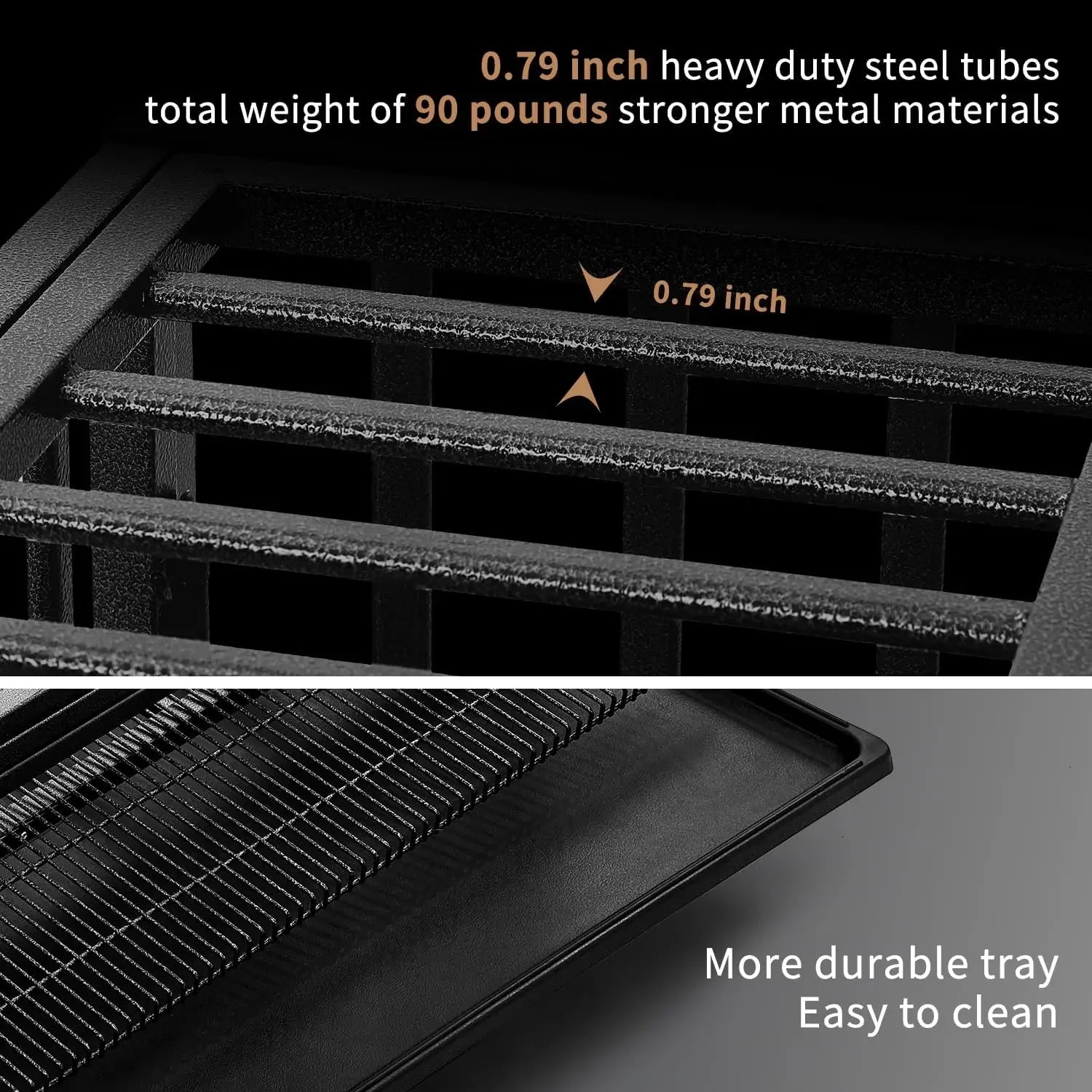Escape-Proof Steel Dog Crate – Heavy-Duty Double Door Cage for High-Anxiety Dogs