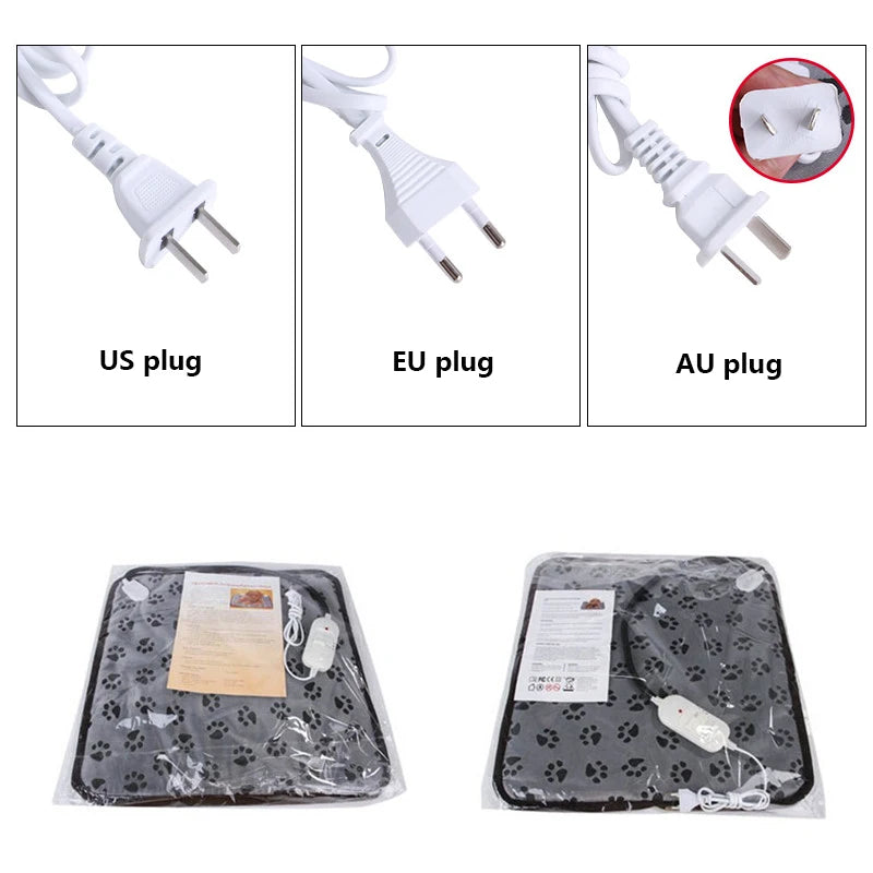 Pet Electric Blanket – Winter Heated Pad for Cats and Dogs with Safety Features