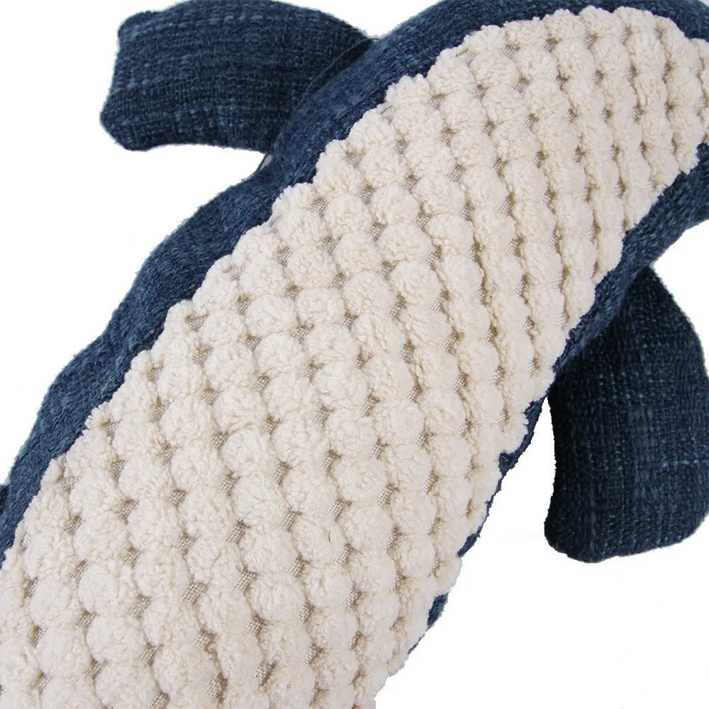 Corn Velvet Crocodile Plush Dog Toy with Squeaker