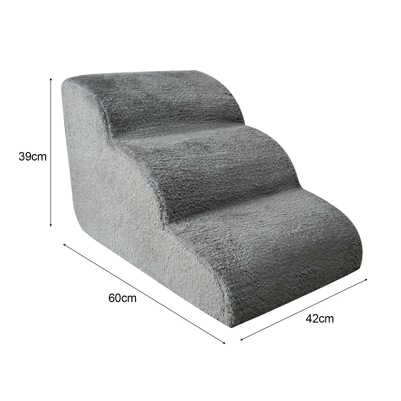 Non-Slip Dog Ramp Stairs with 3 Tiers