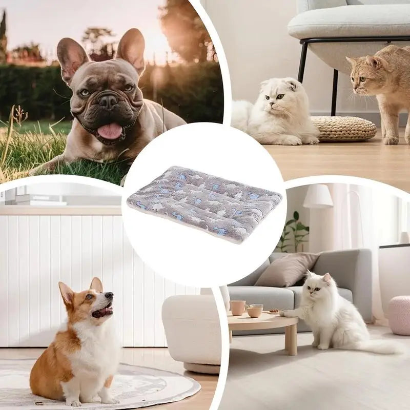 Thickened Pet Sleeping Mat & Soft Sleeping Bag