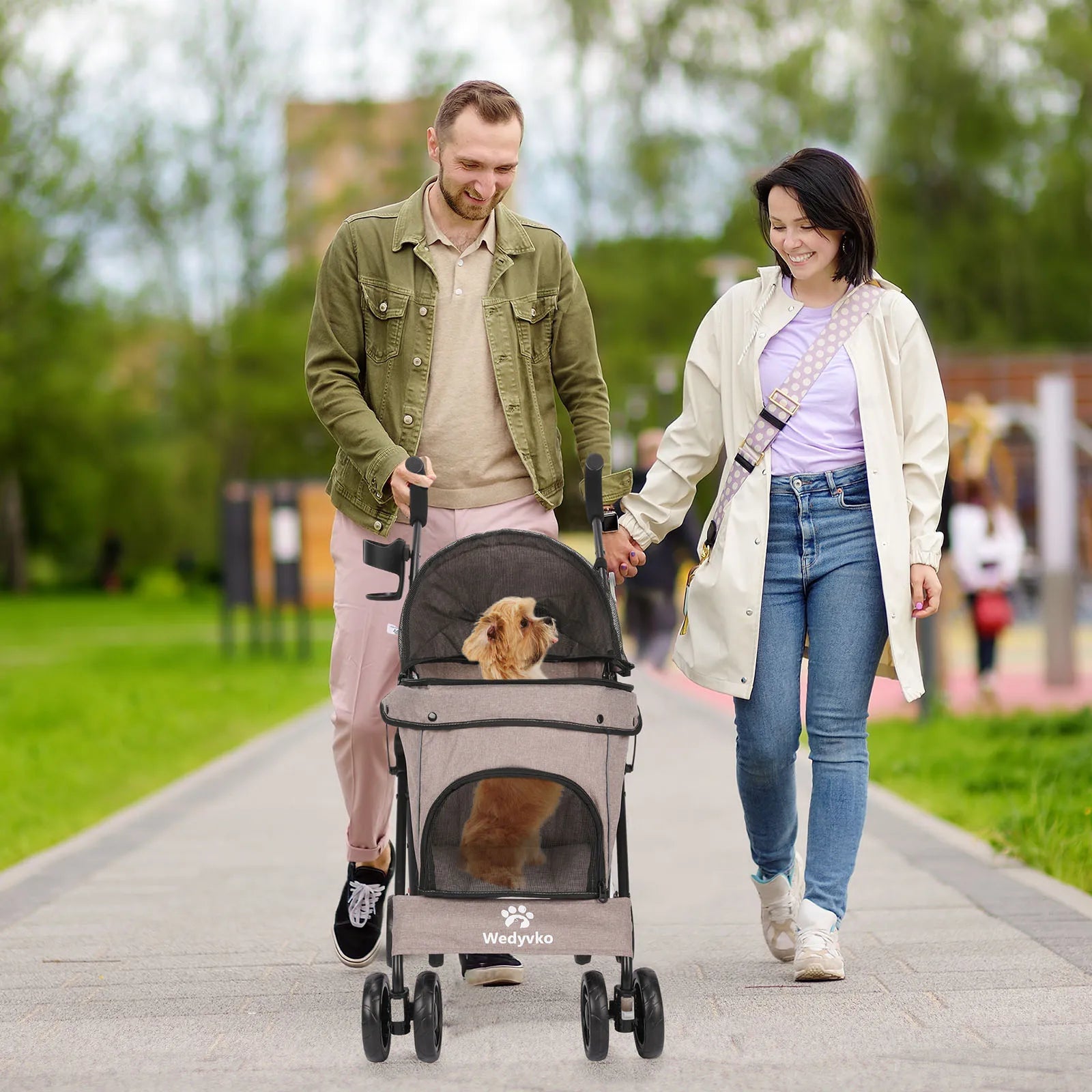 Lightweight Outdoor Puppy & Cat Stroller