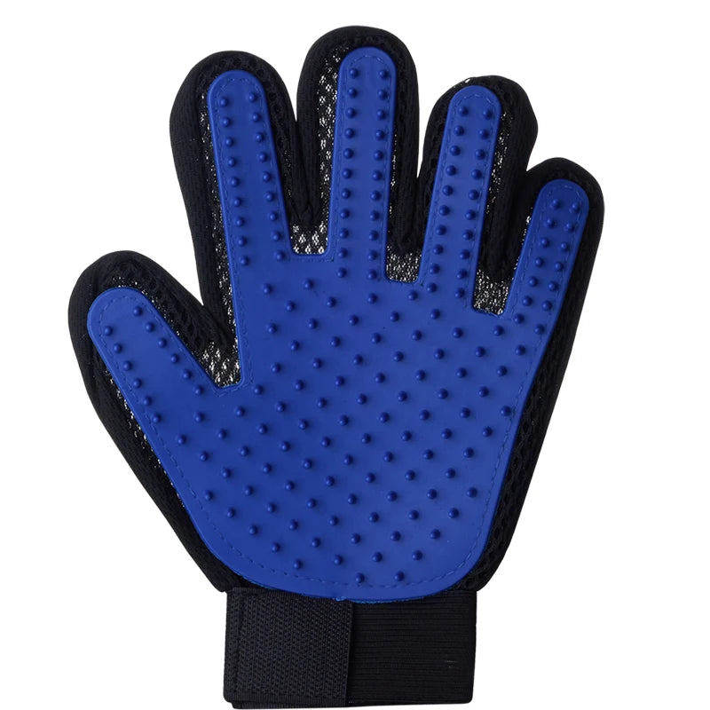 Pet Grooming Glove for Hair Deshedding and Bathing