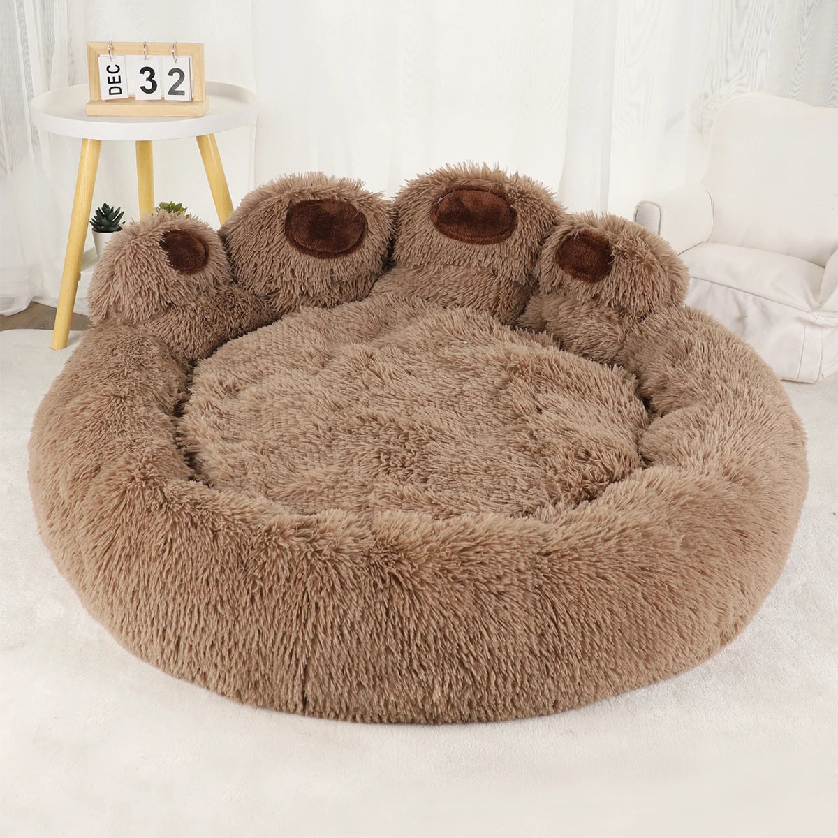 Fluffy Pet Bed for Dogs & Cats