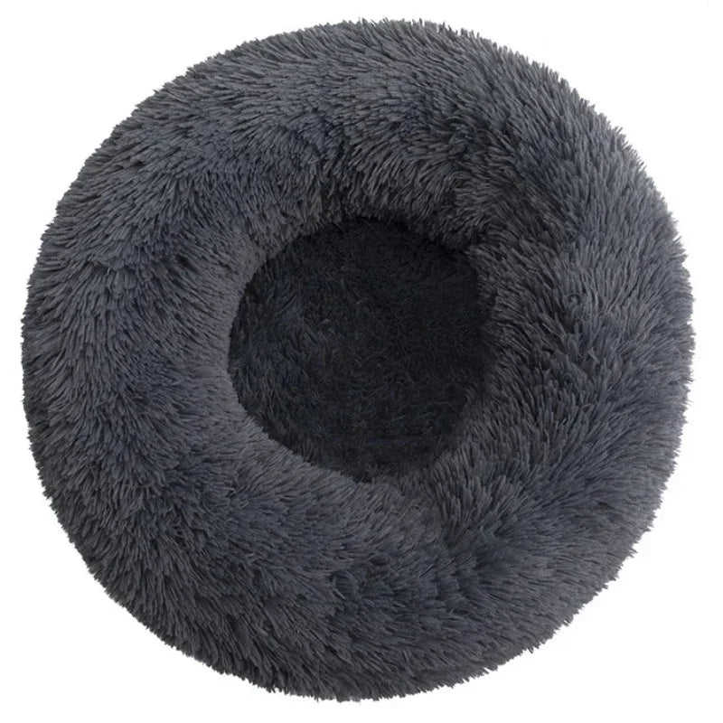 Round Plush Pet Bed (40-90cm)