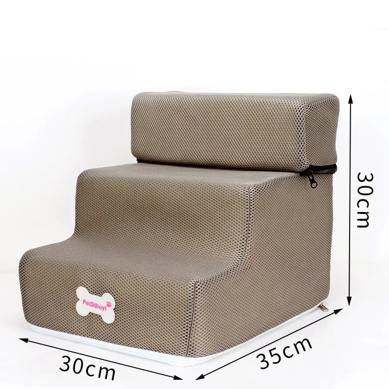 3-Step Pet Stairs for Small Dogs and Cats