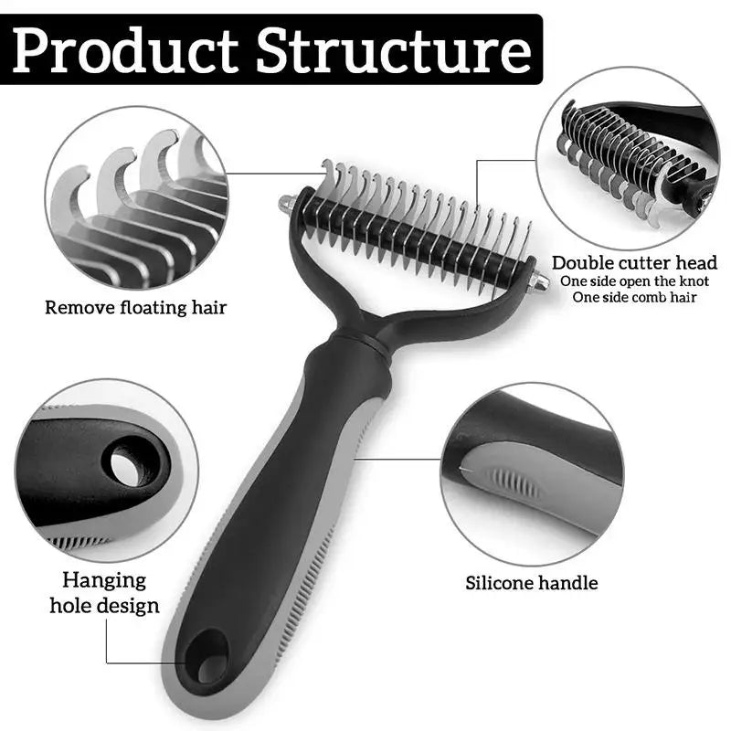 Pet Hair Removal Comb for Grooming