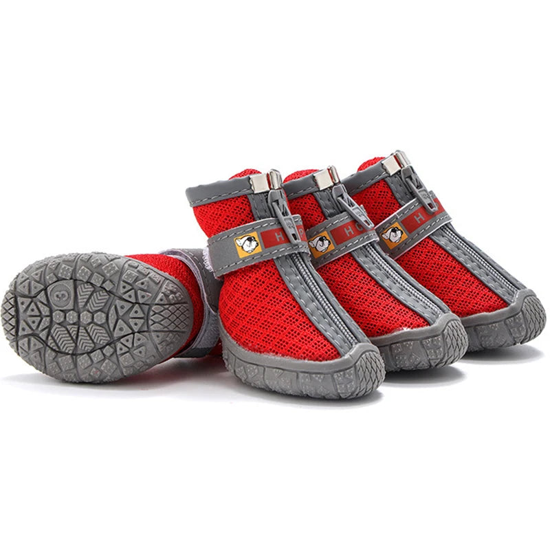 Non-Slip Dog Shoes – Thick Plush Paw Protection for Warmth and Safety