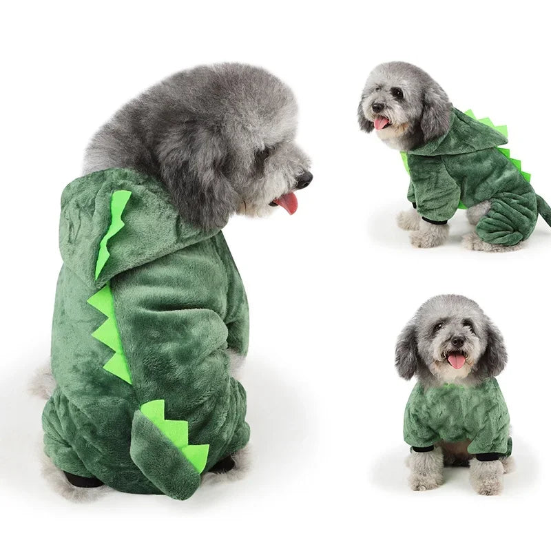 Fleece Soft Warm Dog Jumpsuit
