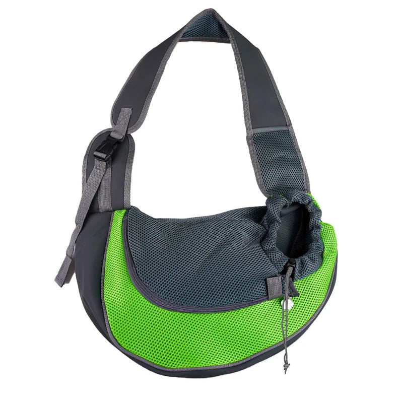 Travel Tote Shoulder Bags Mesh Pet Sling Carry Bag