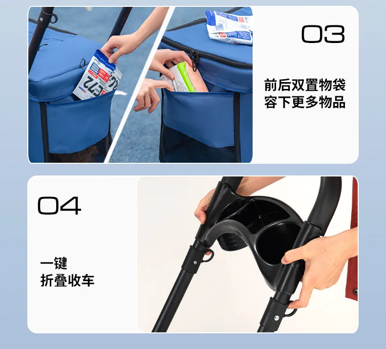 Medium to Large-Sized Pet Stroller