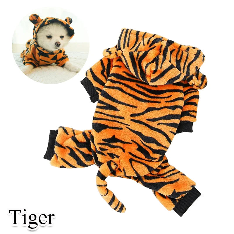 Fleece Soft Warm Dog Jumpsuit