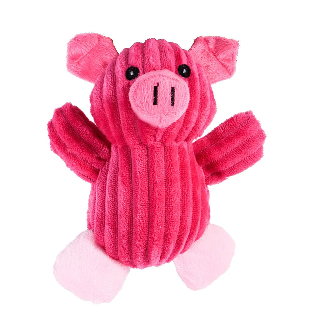 Bite Resistant Squeaky Plush Dog Toy