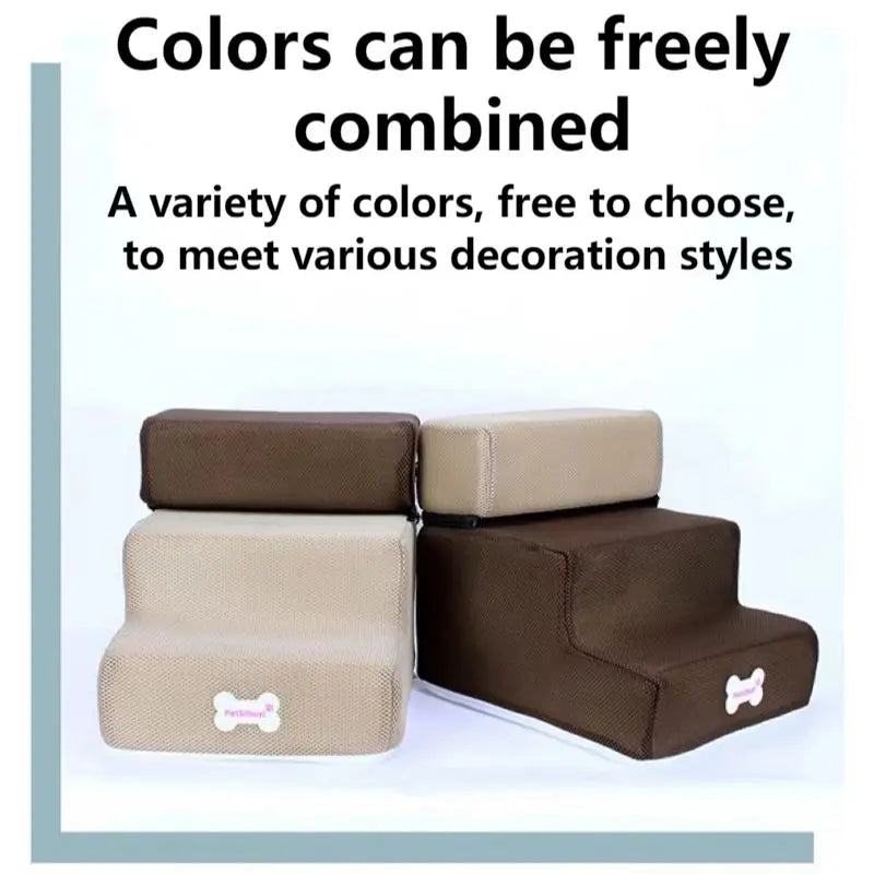 3-Step Pet Stairs for Small Dogs and Cats