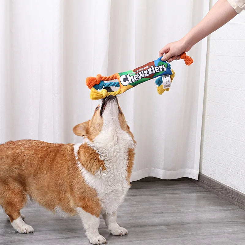 Colorful Cotton Chew Rope Knot Toy