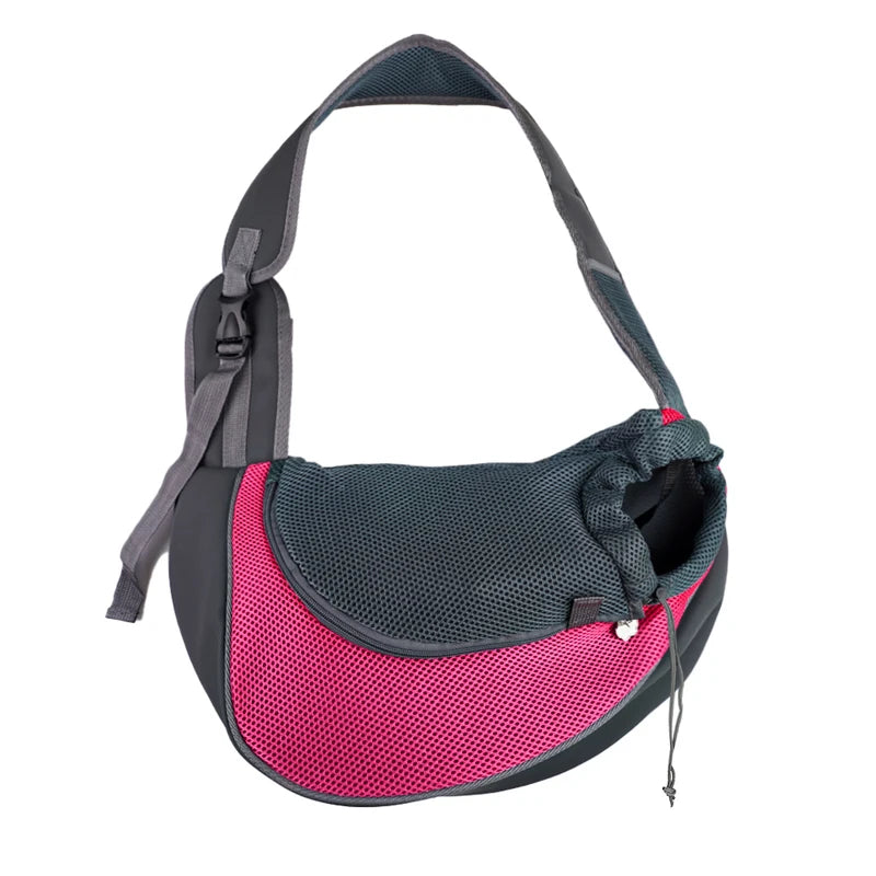 Travel Tote Shoulder Bags Mesh Pet Sling Carry Bag